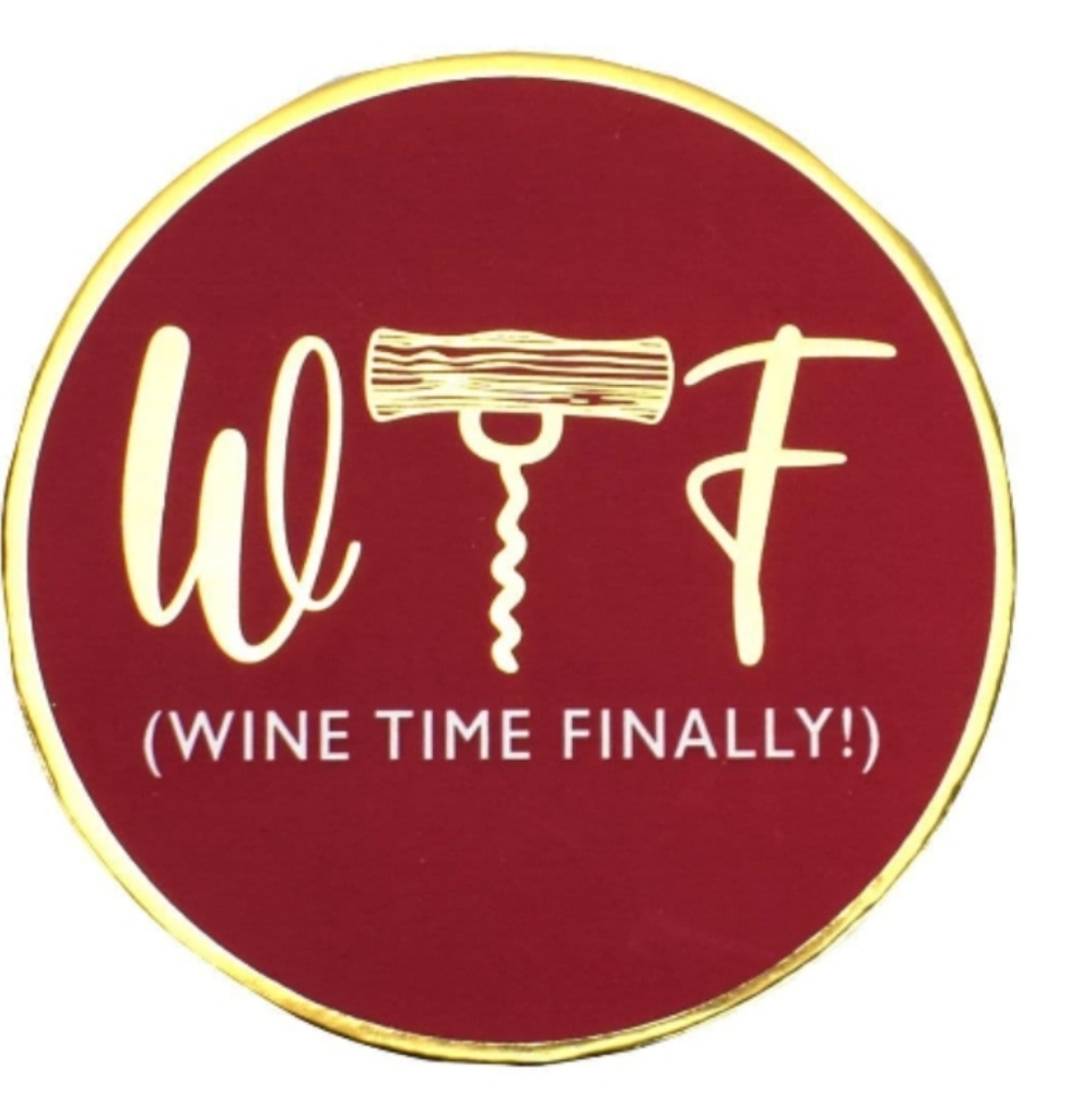 Wine Time Finally Drink Me Coasters Set of 8 New